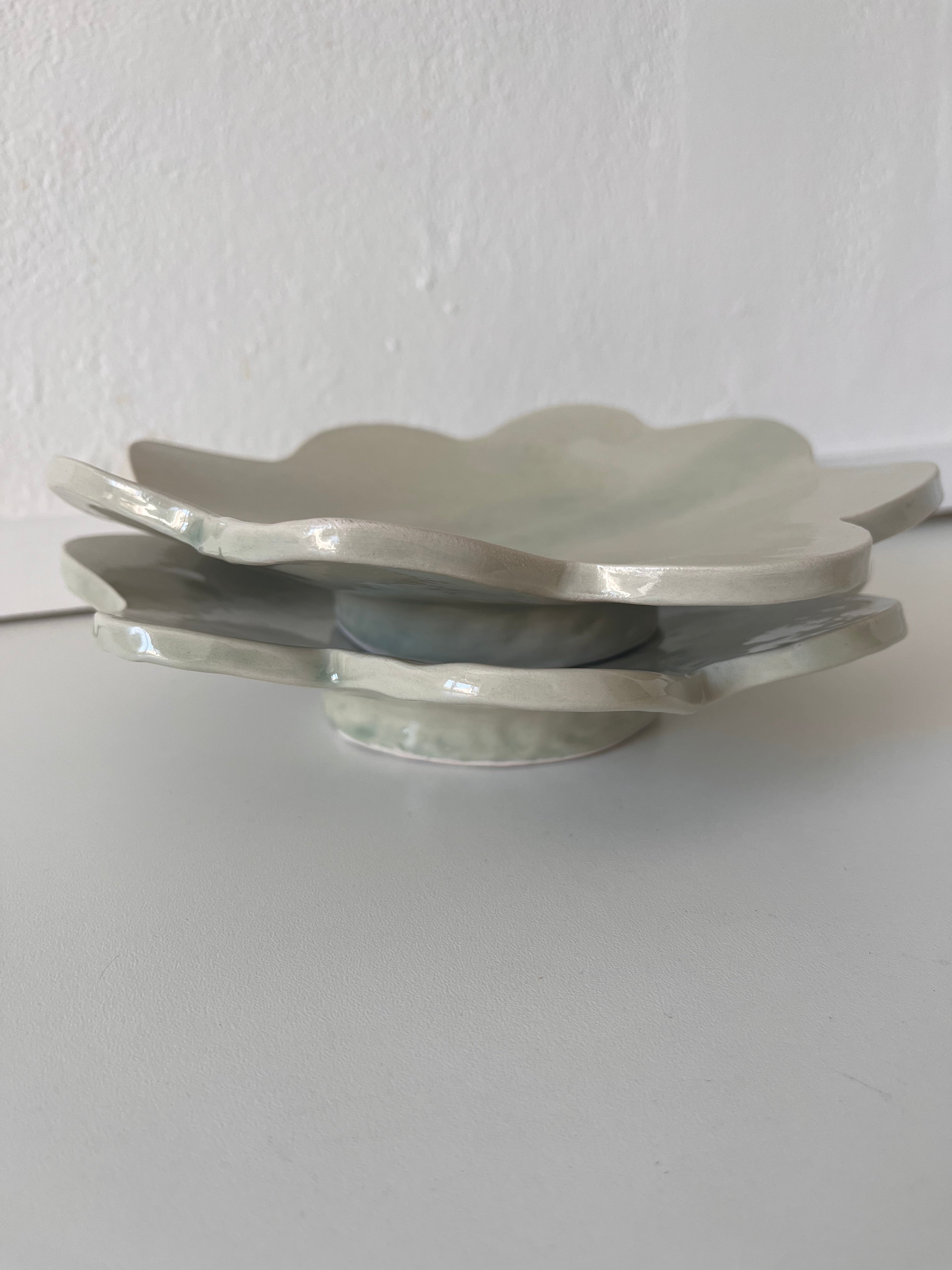 Assiette fleurie