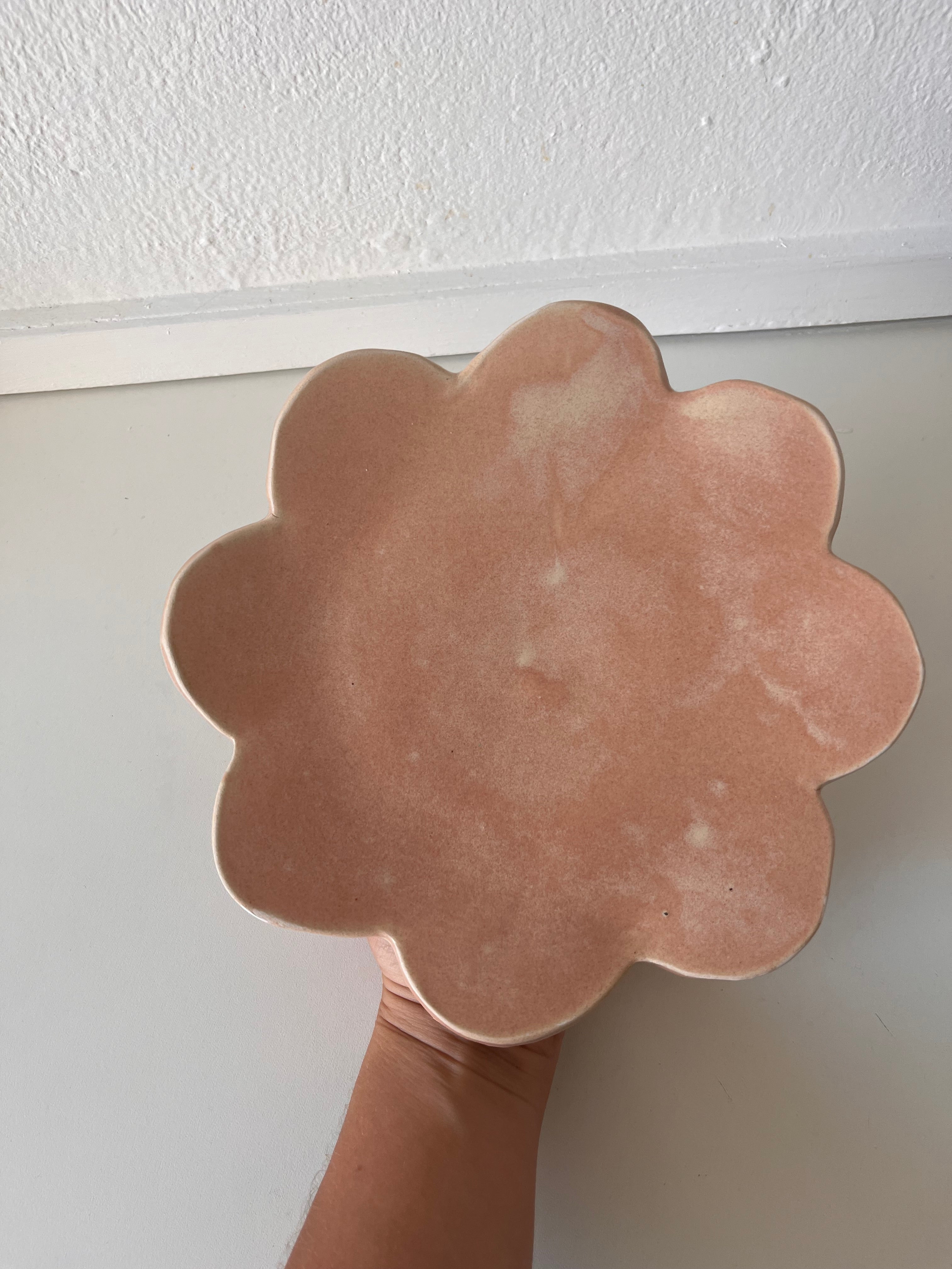 Assiette fleurie